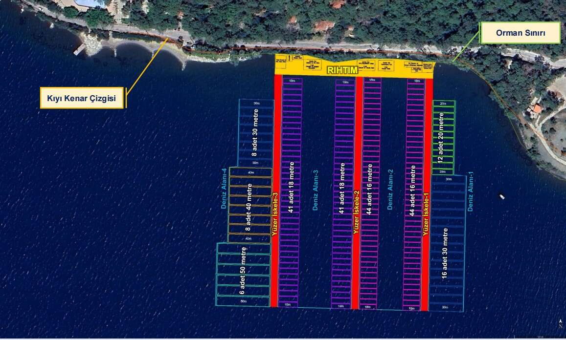 Marmaris’te 363 Milyon TL’lik Dev Yat Projesi: 220 Tekne Kapasiteli İskele İçin ÇED Süreci Başladı 1